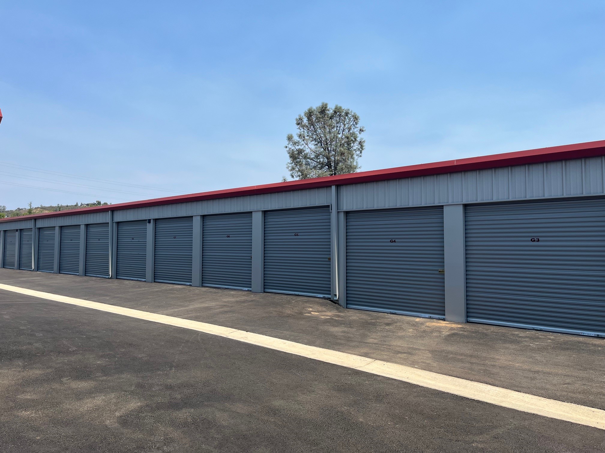 NEW storage facility with individual alarms